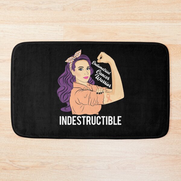 Item preview, Endometrial Cancer Uterine Warrior Unbreakable Awareness designed and sold by ZNOVANNA.