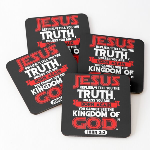 Item preview, John 3:3 Be Born Again To See The Kingdom Of God designed and sold by plushism.