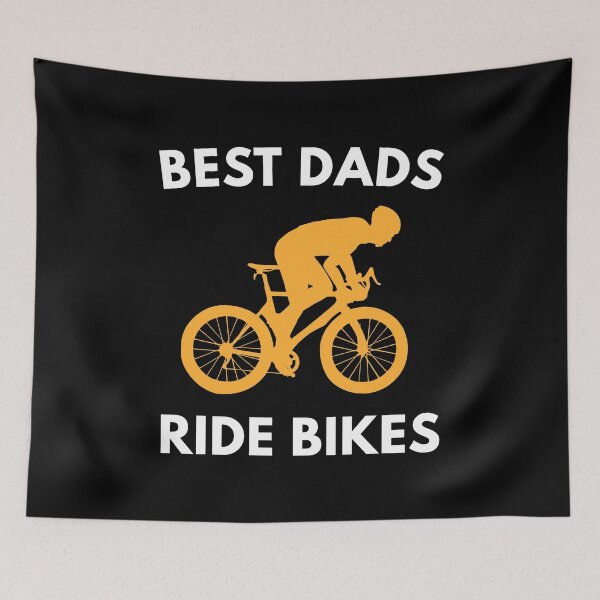 Item preview, Best Dads Ride Bikes Cool Fathers Day Dad Cyclist Quote designed and sold by sillyquestions.