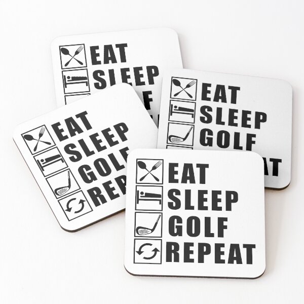 Item preview, Eat Sleep Golf Repeat designed and sold by Adel Qasem.