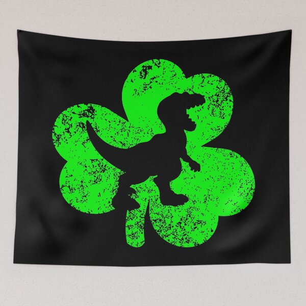 Item preview, Kids Dinosaur Shamrock Velociraptor St Patricks Day designed and sold by WPahat.