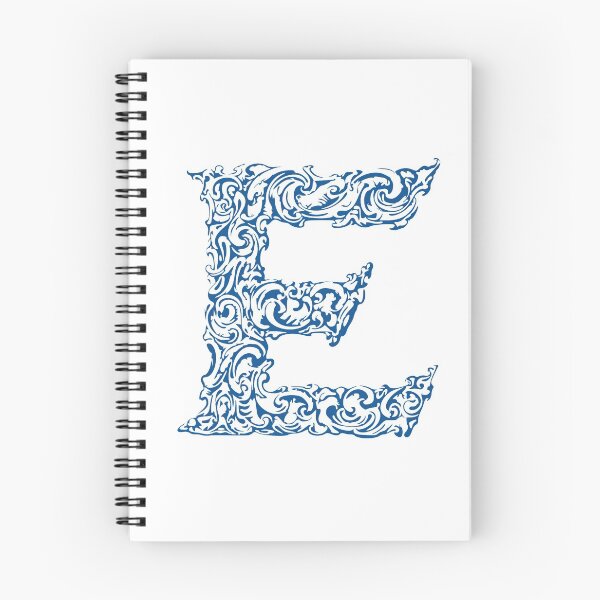 Item preview, Blue Monogram - Letter "E" designed and sold by RoamingRabbit.