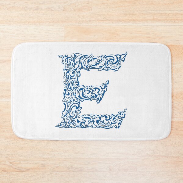Item preview, Blue Monogram - Letter "E" designed and sold by RoamingRabbit.