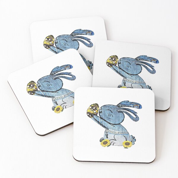 Item preview, funny Easter Bunny with Egg cute Jeans Design designed and sold by Kalli-design.