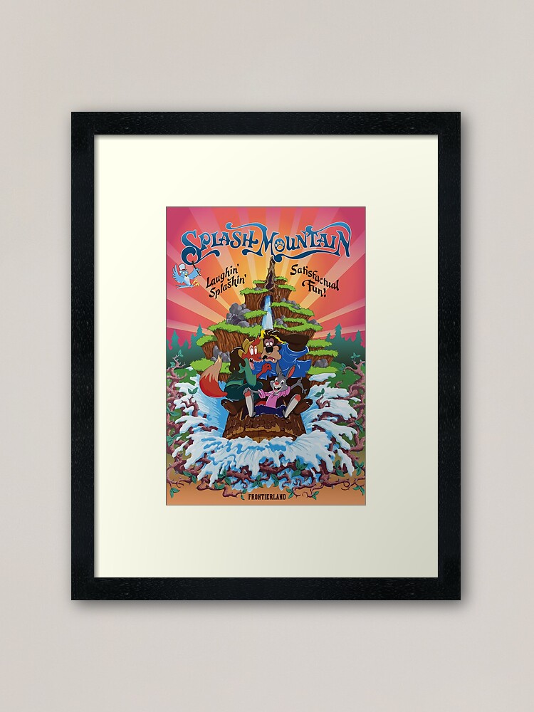 Online Splash mountain picture frame