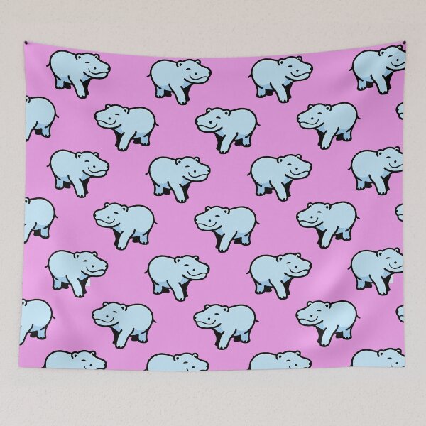 Item preview, Hippos Pattern designed and sold by virillanissa.