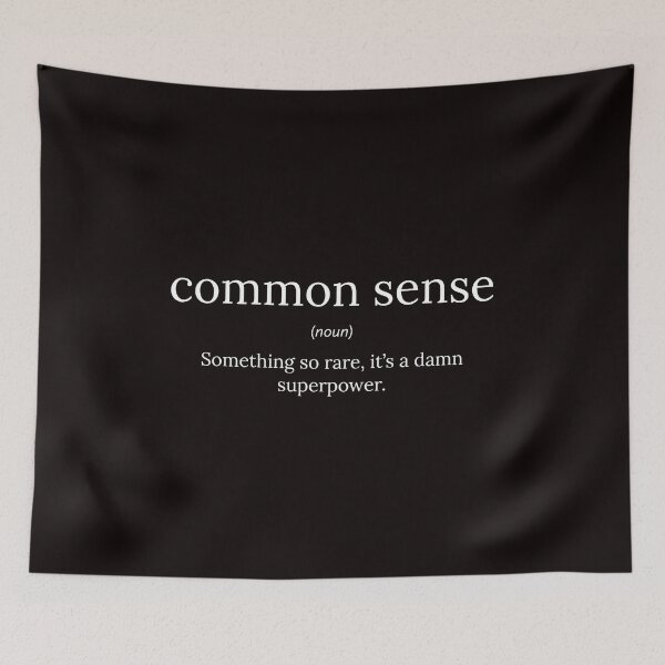 Item preview, Funny Definition: Common Sense designed and sold by T-ShirtGuy.