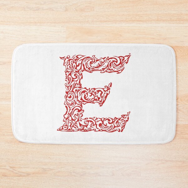 Item preview, Red Monogram - Letter "E" designed and sold by RoamingRabbit.