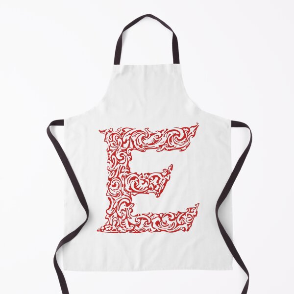 Item preview, Red Monogram - Letter "E" designed and sold by RoamingRabbit.