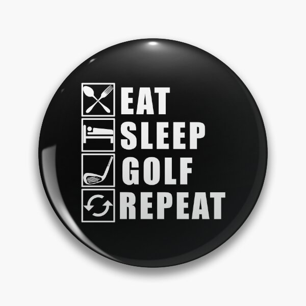 Item preview, Eat Sleep Golf Repeat designed and sold by Adel Qasem.