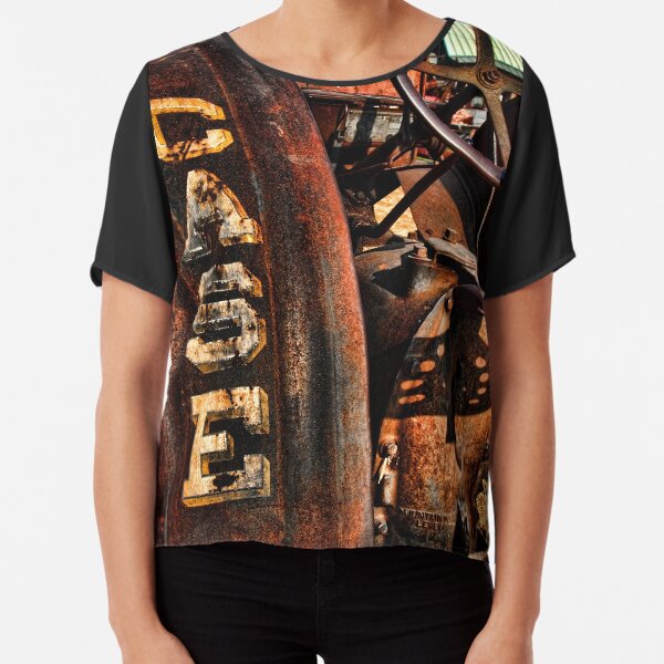Case Antiquated Tractor Chiffon Top