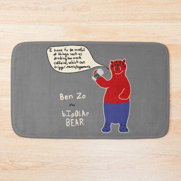 Item preview, Bipolar bear on caffeine triggers designed and sold by ksail.