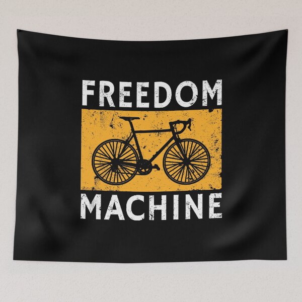 Item preview, Freedom Machine Bike Cycling Bicycle Cyclist Quote designed and sold by sillyquestions.