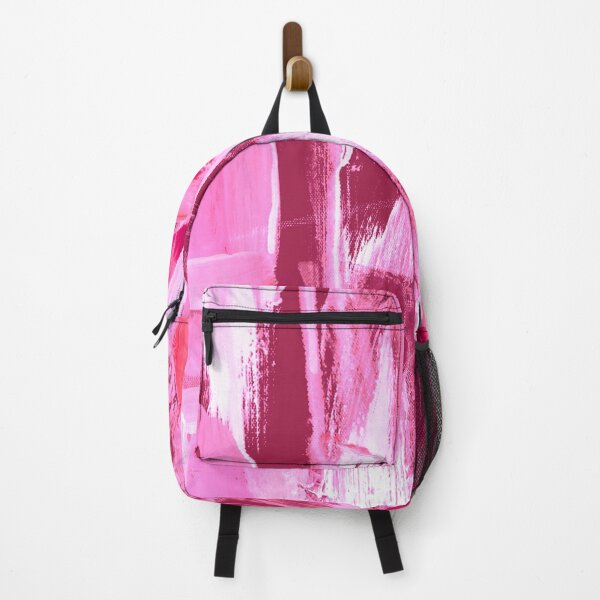 Item preview, Shades of bright pink, fuchsia and baby pink brushstrokes designed and sold by Marilena Strambu.