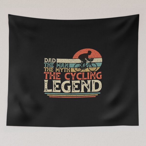 Item preview, Vintage Cyclist Dad, Dad The Man The Myth The Cycling Legend designed and sold by DreamColor.