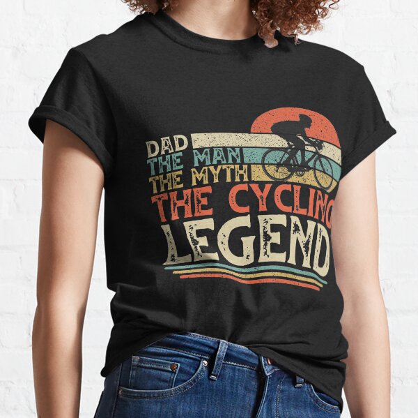 Item preview, Vintage Cyclist Dad, Dad The Man The Myth The Cycling Legend designed and sold by DreamColor.