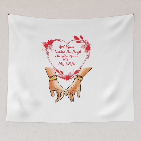 Item preview, God Knew I Needed An Angel So He Gave Me My Wife  designed and sold by hicham4you.