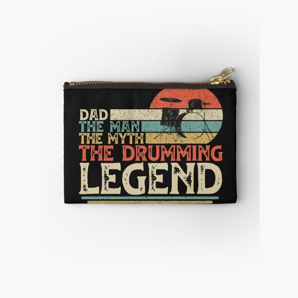 Item preview, Vintage Drummer Dad, Dad The Man The Myth The Drumming Legend designed and sold by DreamColor.