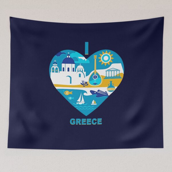 Item preview, I Love Greece designed and sold by doniainart.