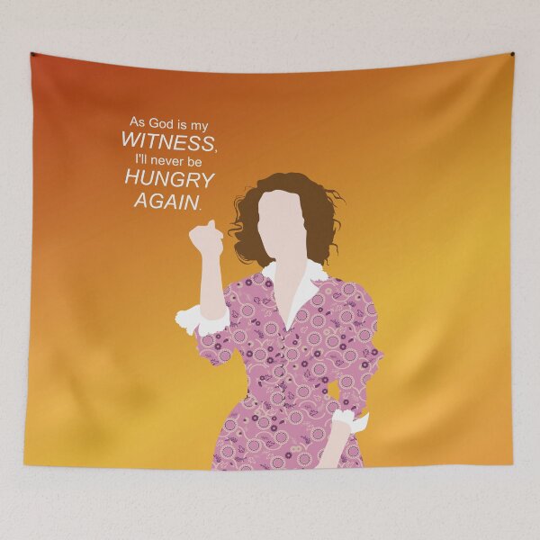 Item preview, As God is my witness, I´ll never be hungry again! designed and sold by FilmFreakDesign.