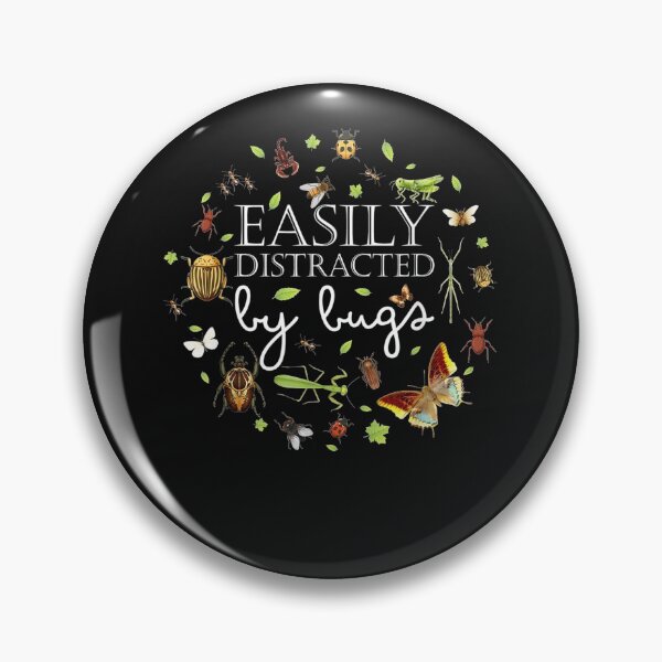 Item preview, Easily Distracted By Bugs Funny Bug Insects Science designed and sold by vitturovlhf.