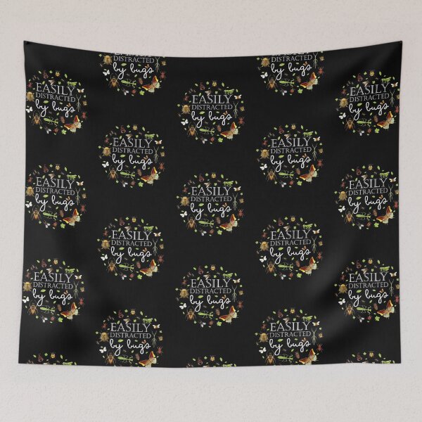 Item preview, Easily Distracted By Bugs Funny Bug Insects Science designed and sold by vitturovlhf.