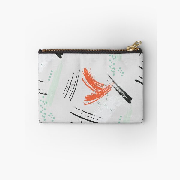 Item preview, Abstract mint orange print designed and sold by Milatoo.