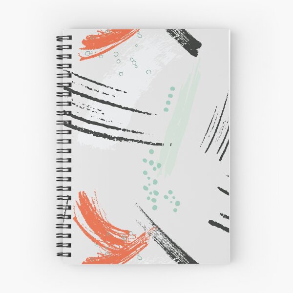 Item preview, Abstract mint orange print designed and sold by Milatoo.