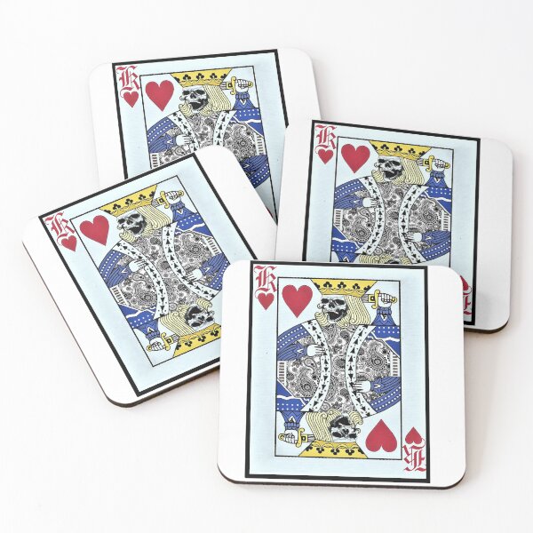 Item preview, Suicide Skeleton King of Hearts designed and sold by Tricky1369.