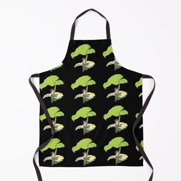 Item preview, New Dawn Frog pattern black background designed and sold by IslesArt.