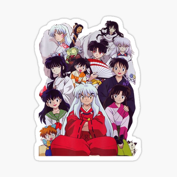 Arte De Inuyasha Pegatina