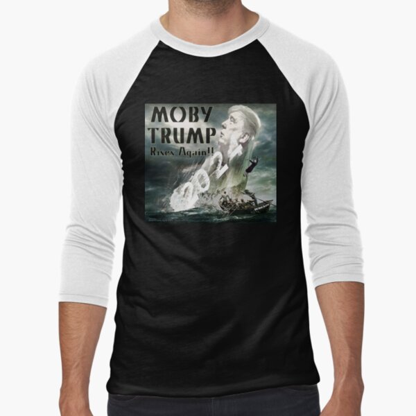 Moby Trump Rises Again Baseball ¾ Sleeve T-Shirt