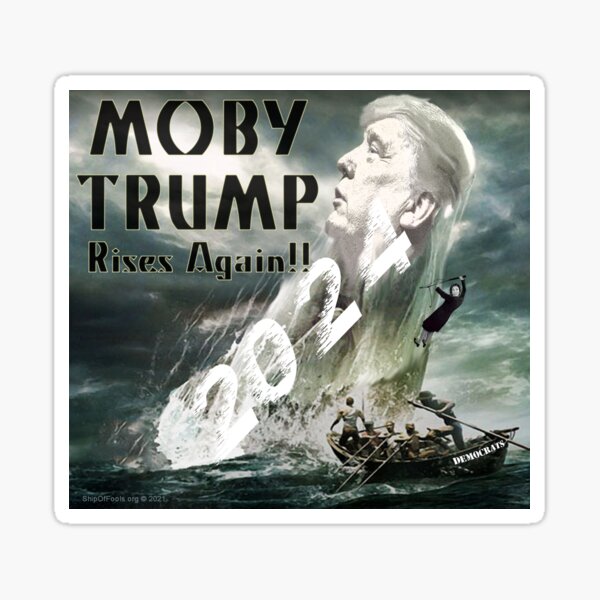 Moby Trump Rises Again Sticker