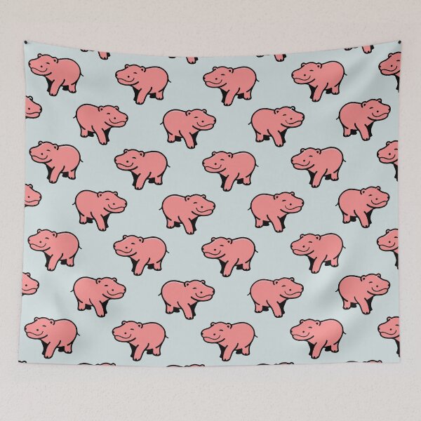Item preview, Hippos Pattern designed and sold by virillanissa.