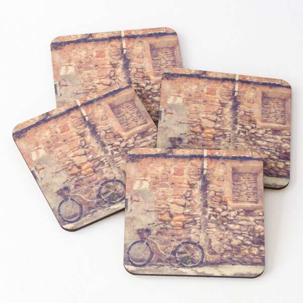 Item preview, Bike Leaning on a Stone Wall in France designed and sold by Paul David Wilson.