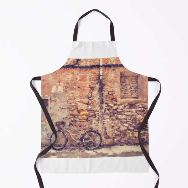 Item preview, Bike Leaning on a Stone Wall in France designed and sold by Paul David Wilson.