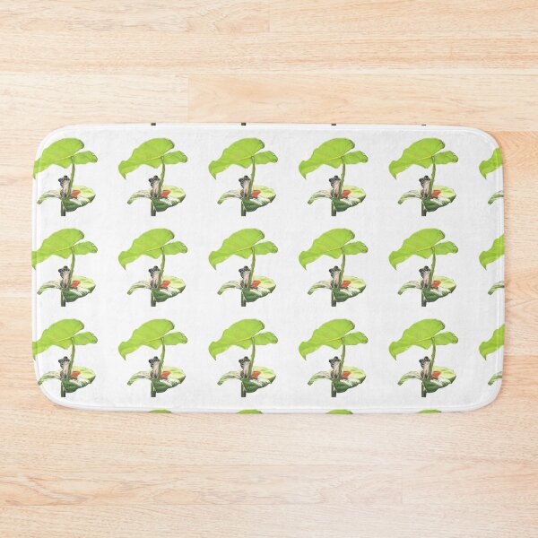 Item preview, New Dawn Frog pattern white background designed and sold by IslesArt.