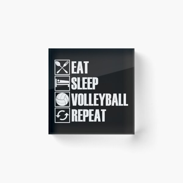 Item preview, Eat Sleep Volleyball Repeat designed and sold by Adel Qasem.