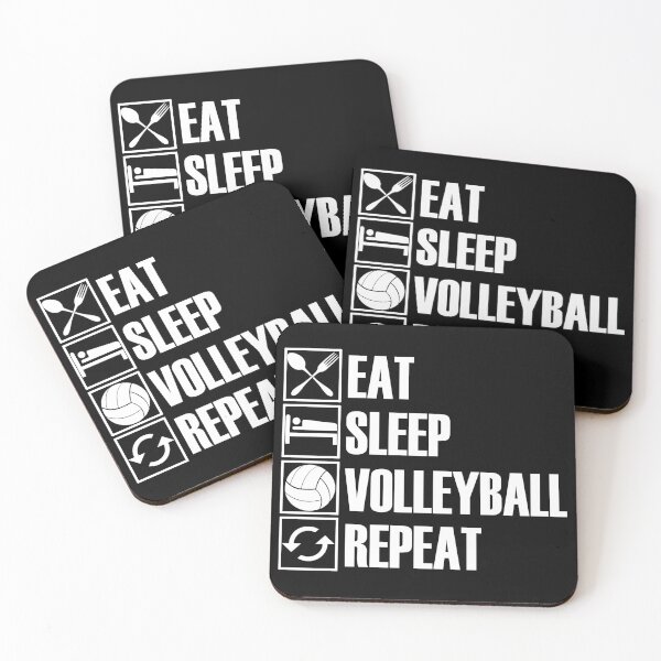 Item preview, Eat Sleep Volleyball Repeat designed and sold by Adel Qasem.