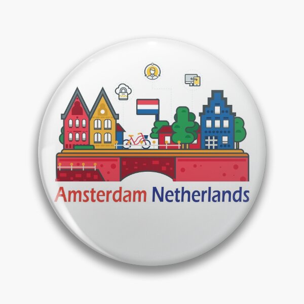 Item preview, Amsterdam Netherlands designed and sold by NiceShirtY.