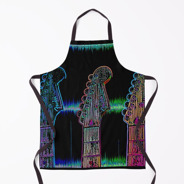 Item preview, 5 Multi-Colored Guitars, with a SOLORIZED background designed and sold by DewDropDesigns.