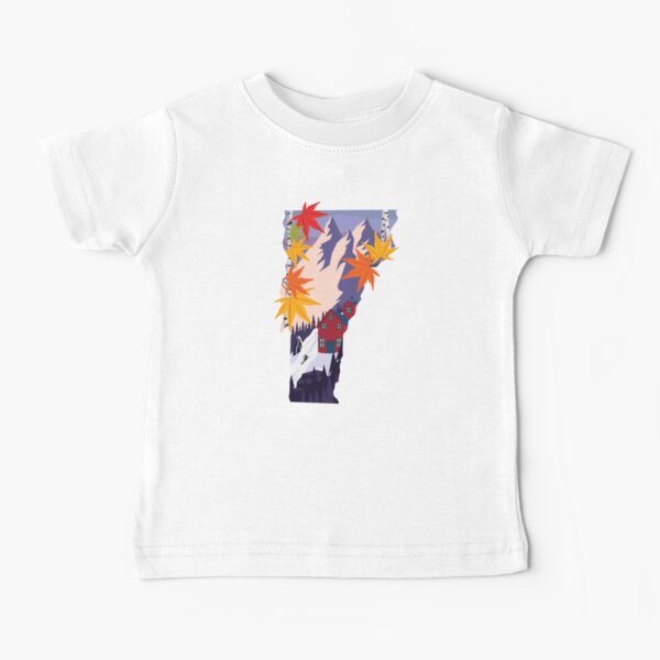 Burlington Vermont Baby T-Shirts for Sale