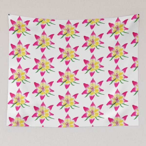 Item preview, Hand Drawn Heartstrings Lily Flower designed and sold by MsTroubleshoes.