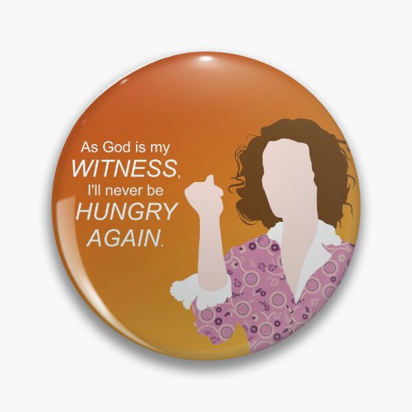 Item preview, As God is my witness, I´ll never be hungry again! designed and sold by FilmFreakDesign.