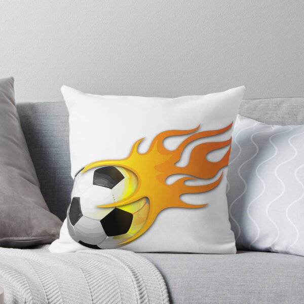 Item preview, Football on fire art designed and sold by lovingangela.