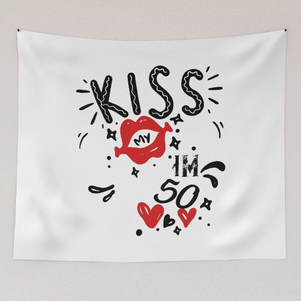 Item preview, Bésame, tengo 50 años de cumpleaños designed and sold by design880.