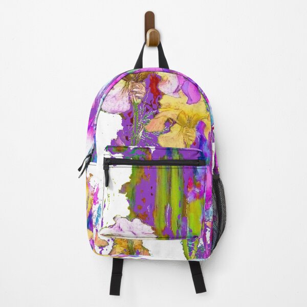 Item preview, ARTISTIC MODERN ART PURPLE IRIS FLOWER GARDEN ABSTRACT ART designed and sold by sharlesart.
