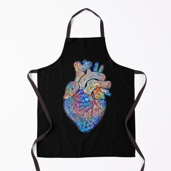 Item preview, Colorfull human heart, mosaic seabed, anatomy art, illustration human heart designed and sold by Collagedream.