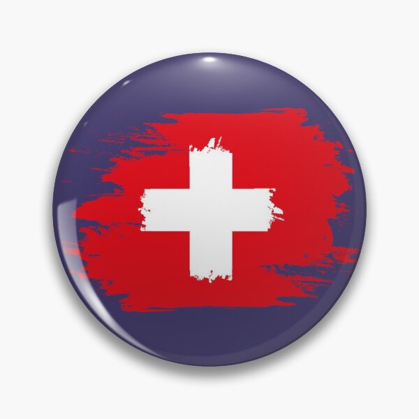 Artikelvorschau, Schweiz Flagge, Schweizer Vintage Distressed Shirt entworfen und verkauft von Tanysl.