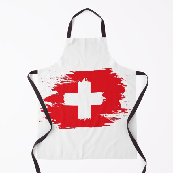 Artikelvorschau, Schweiz Flagge, Schweizer Vintage Distressed Shirt entworfen und verkauft von Tanysl.